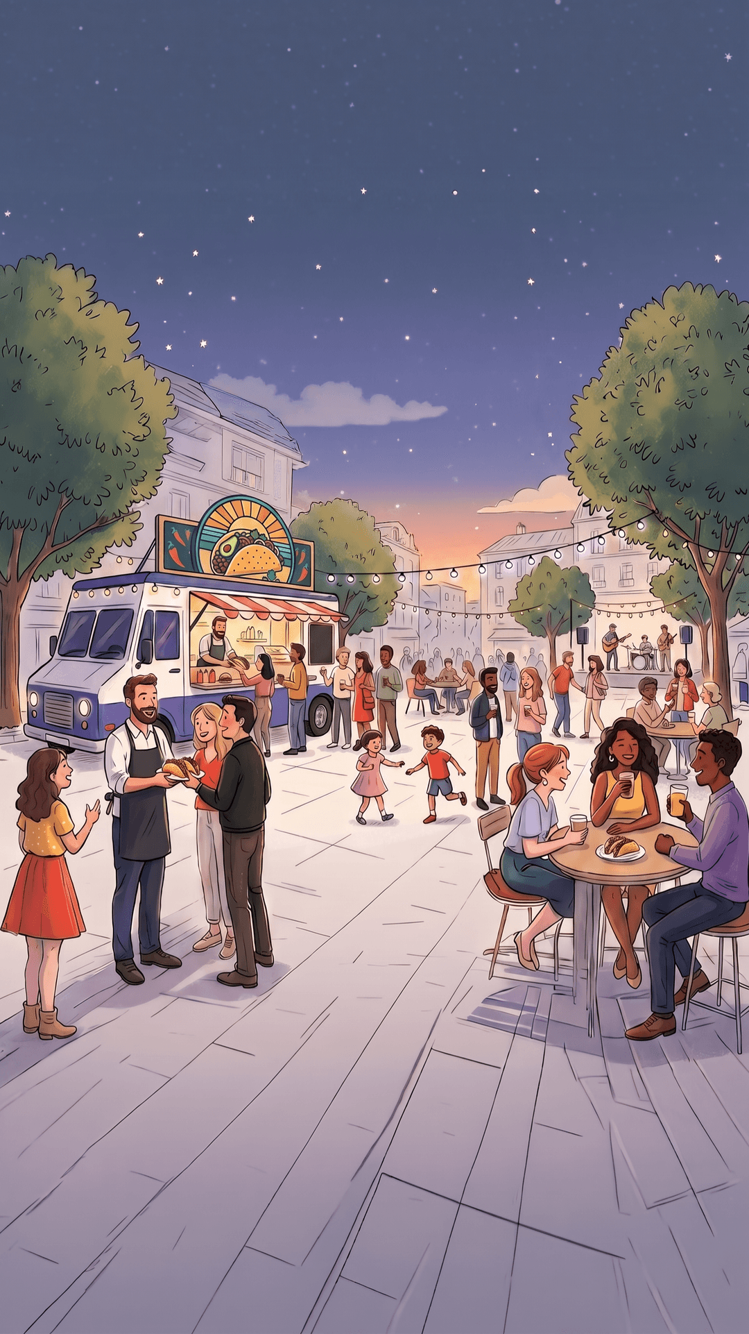Foodtruck illustration